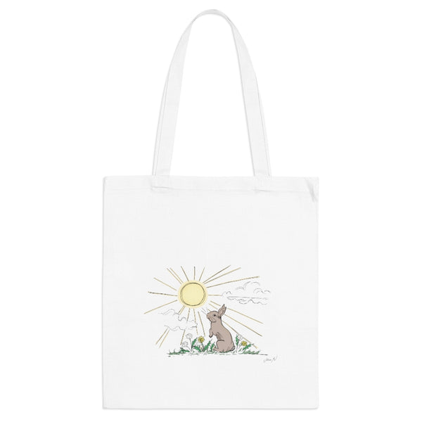 Sunshine Rabbit Tote Bag