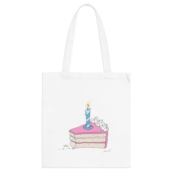 Birthday Cake Tote Bag