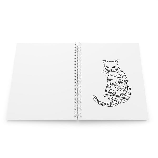 Cat Spiral Notebook