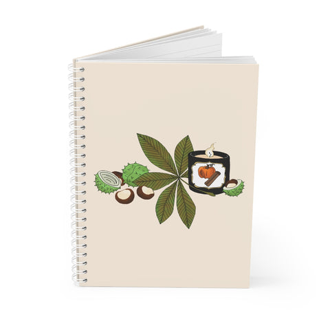 Cozy Fall Spiral Notebook