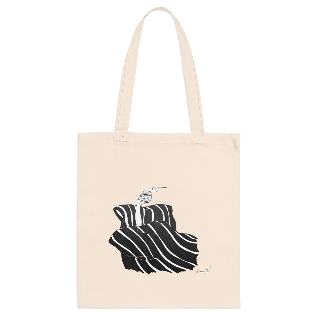 Coffee ln Bed Tote Bag