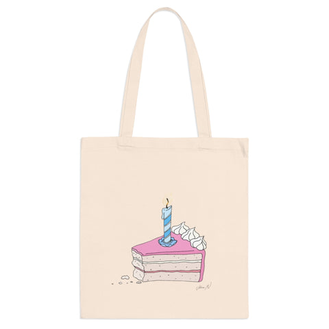 Birthday Cake Tote Bag