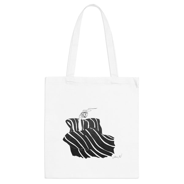 Coffee ln Bed Tote Bag