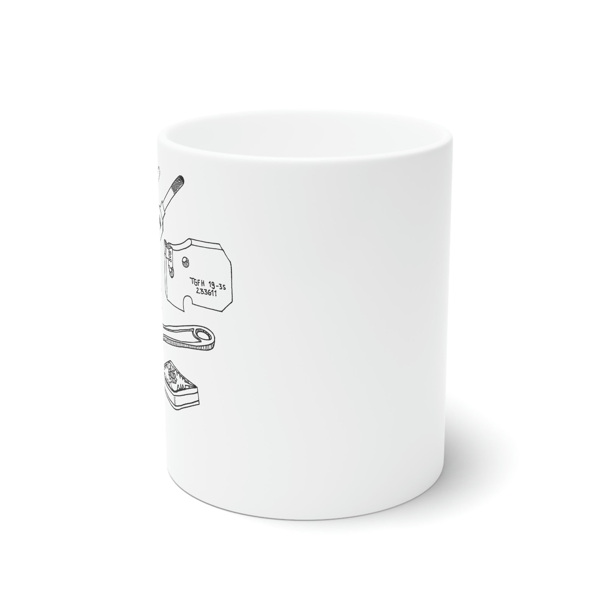 White Ceramic Mug, 11oz and 15oz