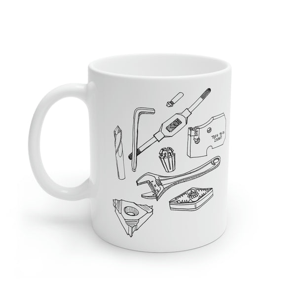 White Ceramic Mug, 11oz and 15oz