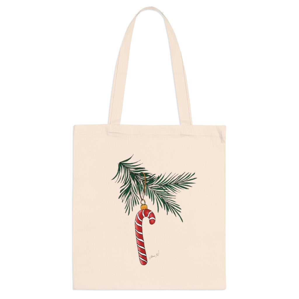 Candy Cane Tote Bag
