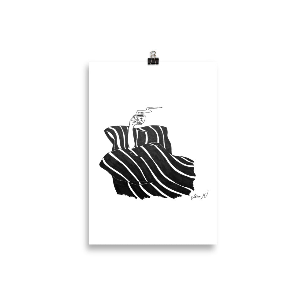 Coffee in Bed Poster