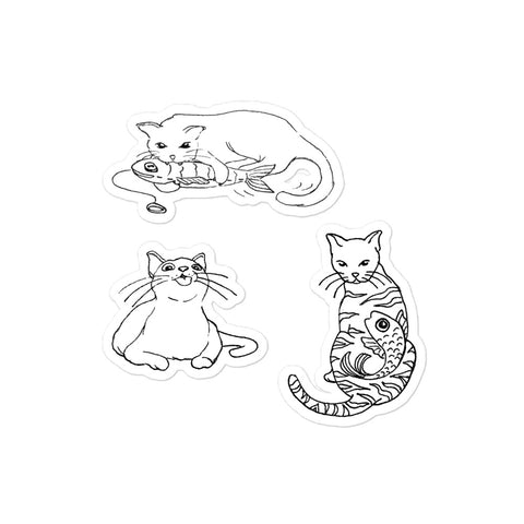 Cat Kiss Cut Stickers