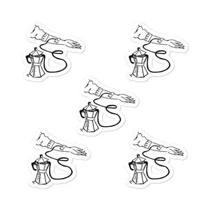 My Coffee Fix Kiss Cut Stickers