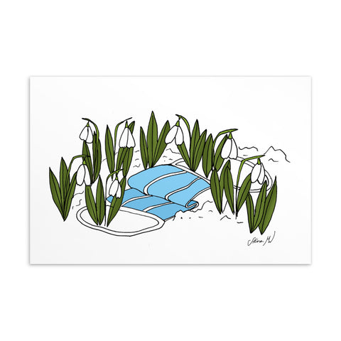Snowdrop Postcard/Greeting Card