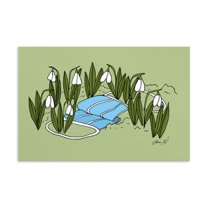 Snowdrop Postcard/Greeting Card