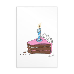 Birthday Cake Postcard/Greeting Card