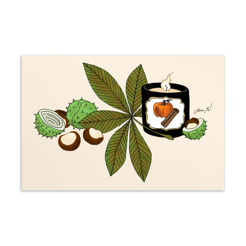 Cozy Fall Postcard